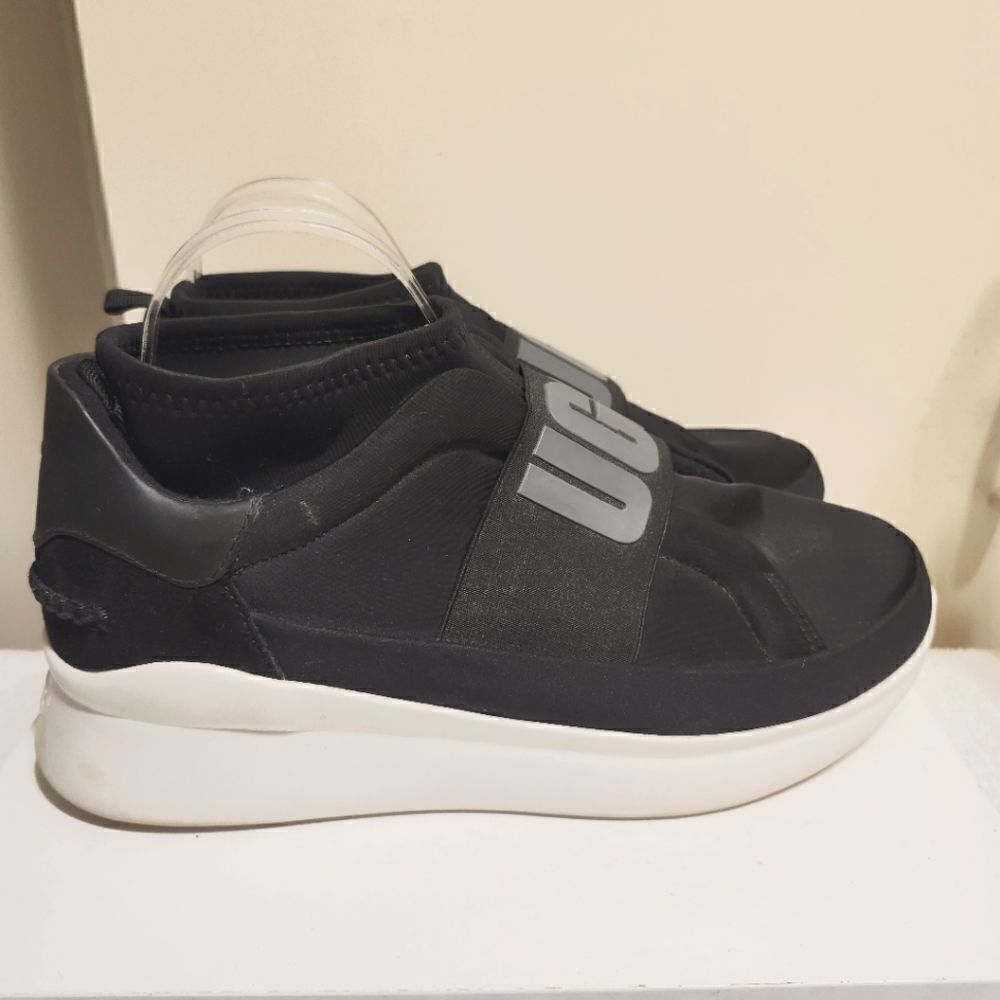 Ugg "Neutra" Black Neoprene Sneakers Womens Sz. 9.5/40.5 Ret. $129 Worn Once!